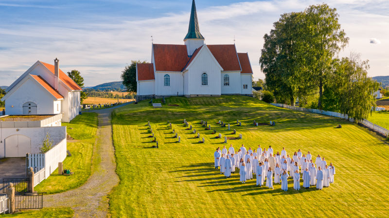 Konfirmanter i Gjerdrum kirke 27. og 28. august
