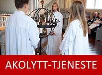 Akolyttjeneste for konfirmanter