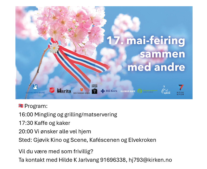 17. mai-feiring sammen med andre🩷