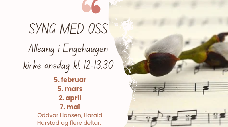 Syng med oss - våren 2025