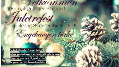 Romjulsgudstjeneste med Juletrefest - 28. desember 2025 kl 16-18