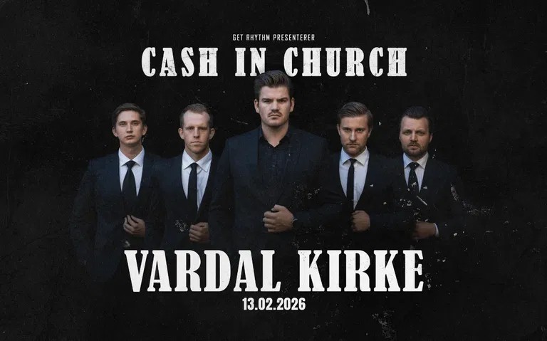 Cash in Church - Vardal kirke 13.februar 2026 kl 19.00