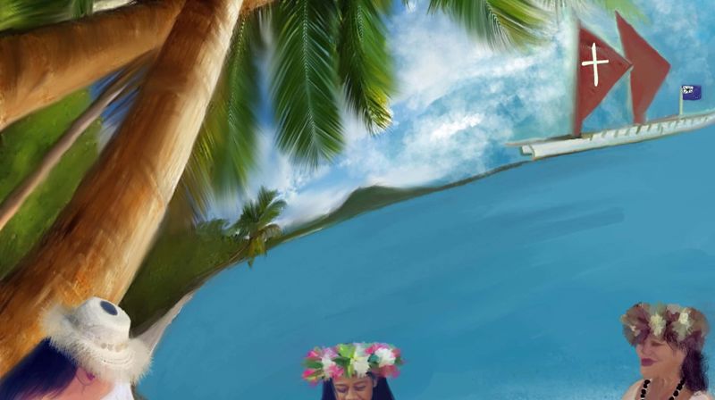 Kunstrene av årets bilde er Tarani Napa og Tevairangi Napa. De er et mor-datter-kunstnerteam fra Cookøyene. De kjenner seg beæret over å ha fått mulighet til å dele dette kunstverket som et uttrykk for deres kjærlighet til sitt hjem, sin tro og sin arv.