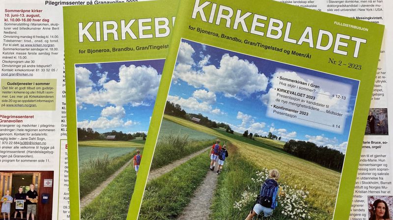 Les "KIRKEBLADET" digitalt