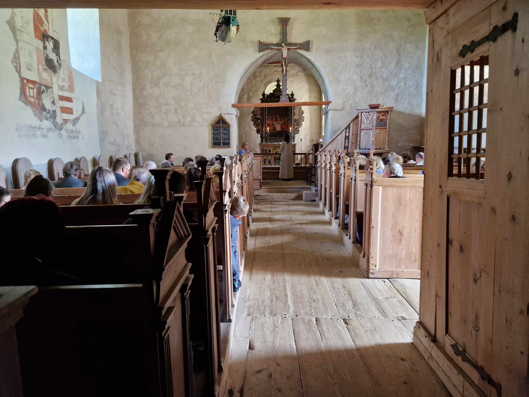 Fra en tidligere gudstjeneste i St. Petri. Foto: Jan Myrvold. 