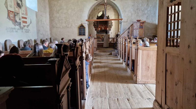 Fra en tidligere gudstjeneste i St. Petri. Foto: Jan Myrvold.