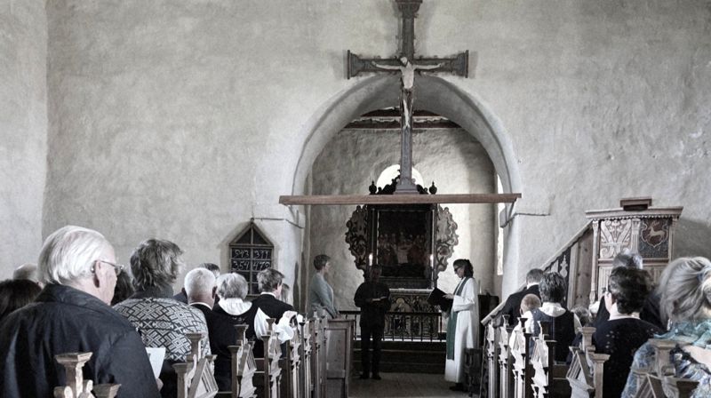 Søndag blir det gudstjeneste med barnedåp i St. Petri kirke (foto: Kirken i Gran/Jan Myrvold).
