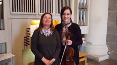 Natalia Medvedeva og Kristina Durejko holder onsdagskonsert 24. september. Foto: Anne-Lise Mellum.