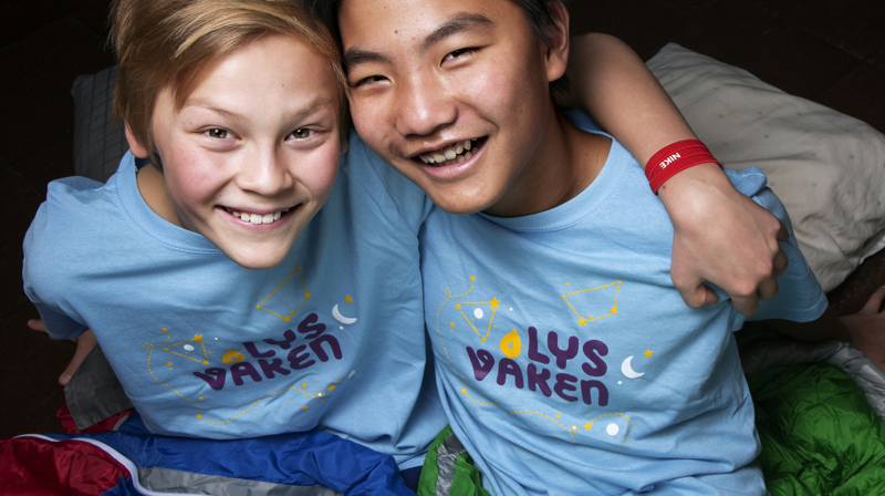 En spennende natt i kirka