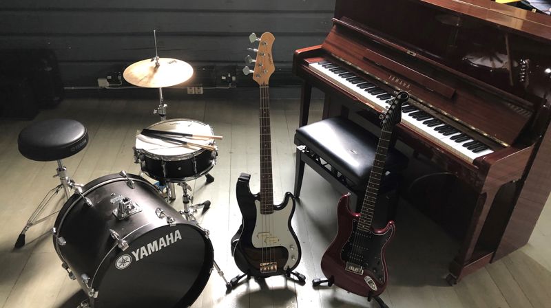 Instrumenter venter på å bli brukt!