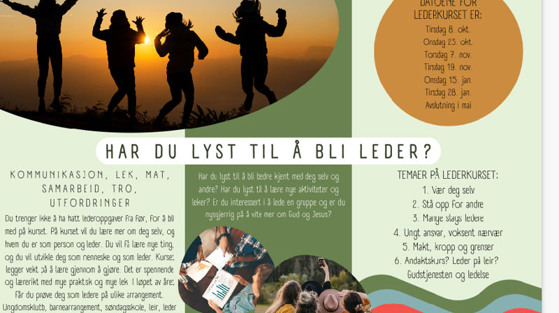 HAR DU LYST TIL Å BLI LEDER?