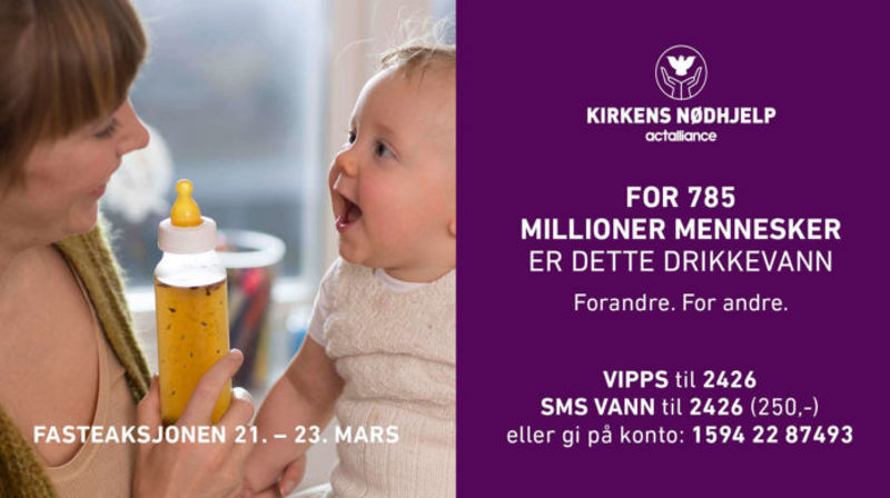 No hastar det å forandre. For andre. Fasteaksjonen 2021