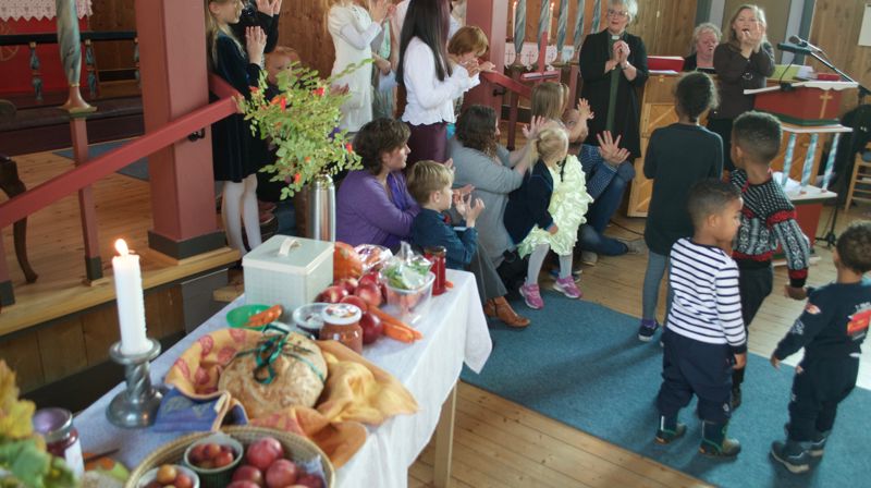 Høsttakkefest i Melbu kirke