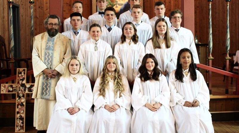 Konfirmanter på Melbu