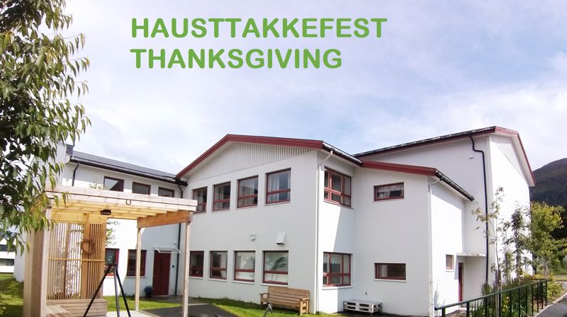 Hausttakkefest på kyrkjelydshuset søndag 30. oktober kl 15.00. Ope og gratis for alle.