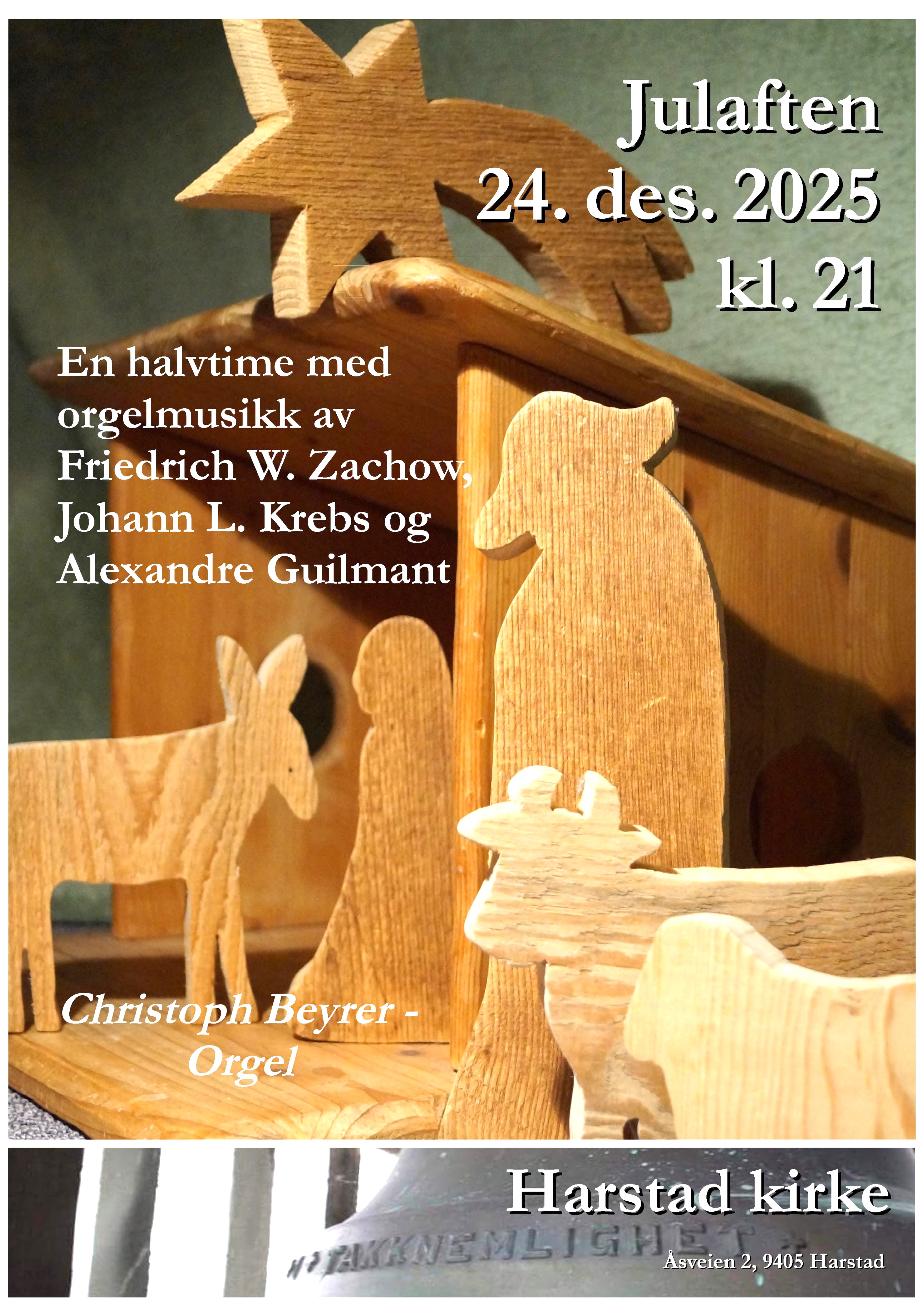 Julaften 24.desember kl. 21