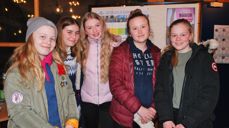 Fra venstre: Adine Sjursen, Tuva Alfredsen, Thelma Aase, Madeleine Eriksen og Maria Skjoldevik.