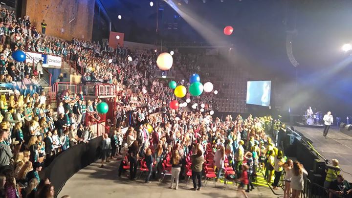 Showene i Fjellhallen på Gjøvik er fantastiske. Foto: Anne Birgitte Bødtker Ruus 