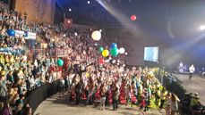 Showene i Fjellhallen på Gjøvik er fantastiske. Foto: Anne Birgitte Bødtker Ruus 