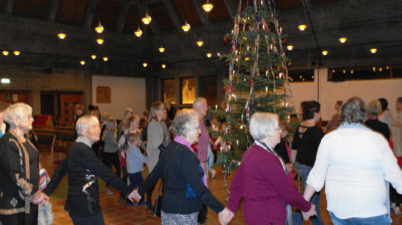 Avsluttet jula med en fest