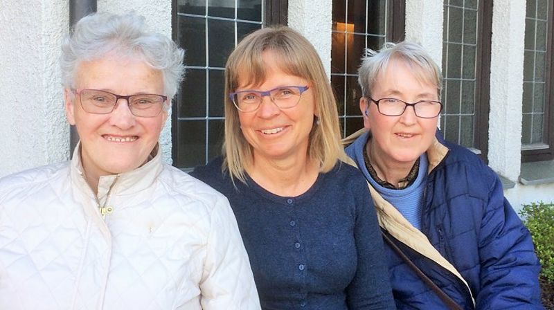 Diakon Lisbeth Skilhagen Haaheim fra Skåre menighet hadde med seg noen av sine deltakere fra Klubb 83 til samlingen i Nordheim kirke.