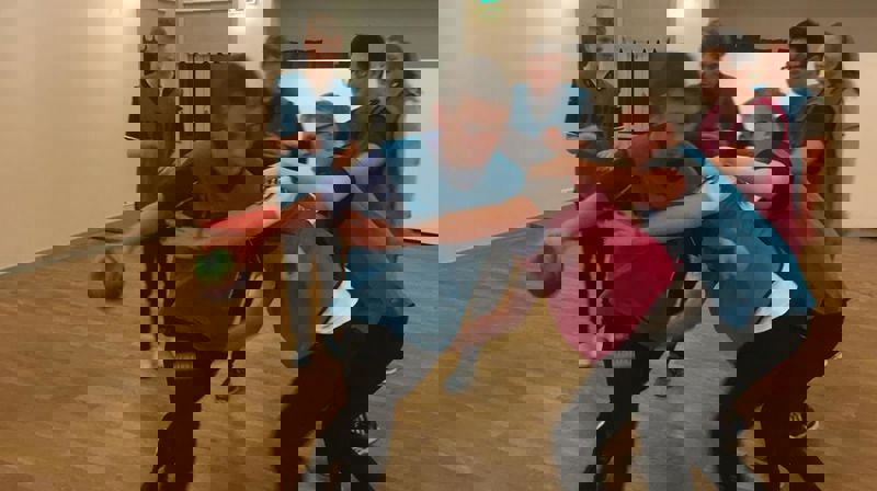 KRIK står for Kristen Idrettskontakt, noe som tydelig fremkommer her...