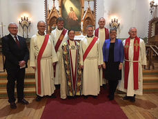 F.v.: Ola Myklatun, Arve Dalby, Asbjørn Finnbakk, Anne Lise Ådnøy, Jon Erik Strand, Rune S. Engedal, Inger-Mette Brommeland og Sigve H. Clementsen. Foto: Privat