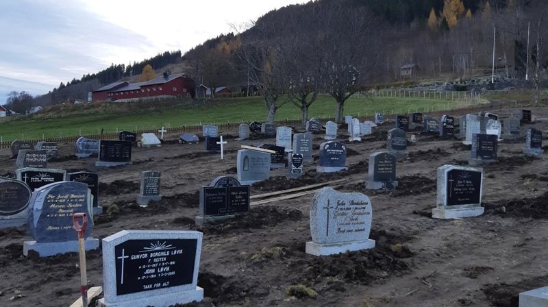 Ny status ved Halsa gravplass