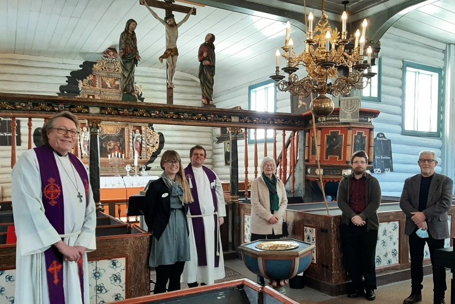 Fra venstre: Dagfinn Thomassen, Janita Bruun, Jarle Bryne, Ellbjørg Reiten, Thomas Erlandsen og Egil Hammervik