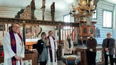 Fra venstre: Dagfinn Thomassen, Janita Bruun, Jarle Bryne, Ellbjørg Reiten, Thomas Erlandsen og Egil Hammervik