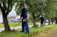 Arbeid ved Hemne kirke