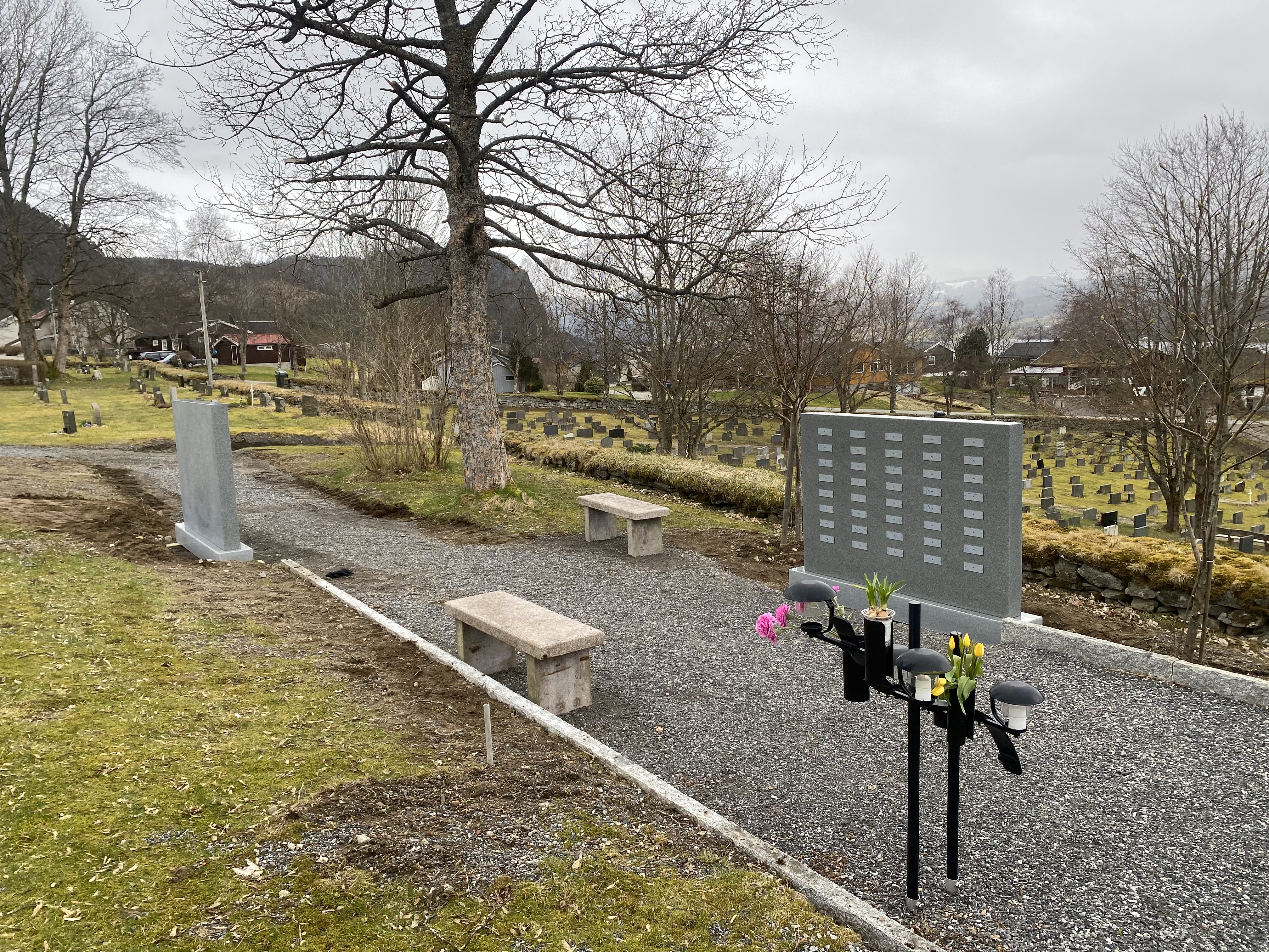 Fra den nye minnelunden. Foto: Gøran Tamminen.