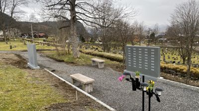 Fra den nye minnelunden. Foto: Gøran Tamminen.