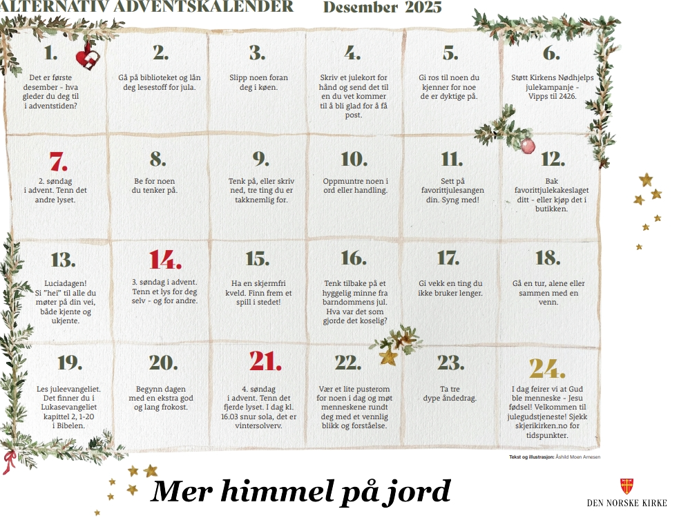 Alternativ Adventskalender