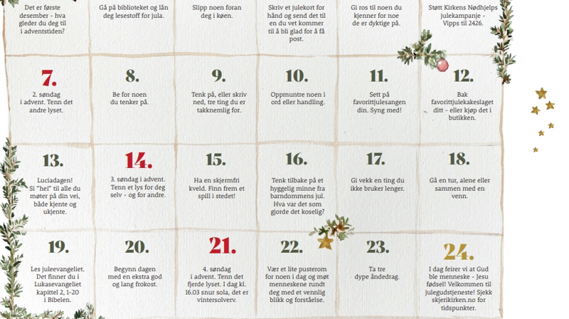 Alternativ Adventskalender