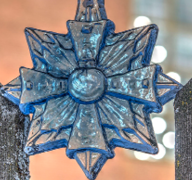 Glasspynt fra lysekronene 2019