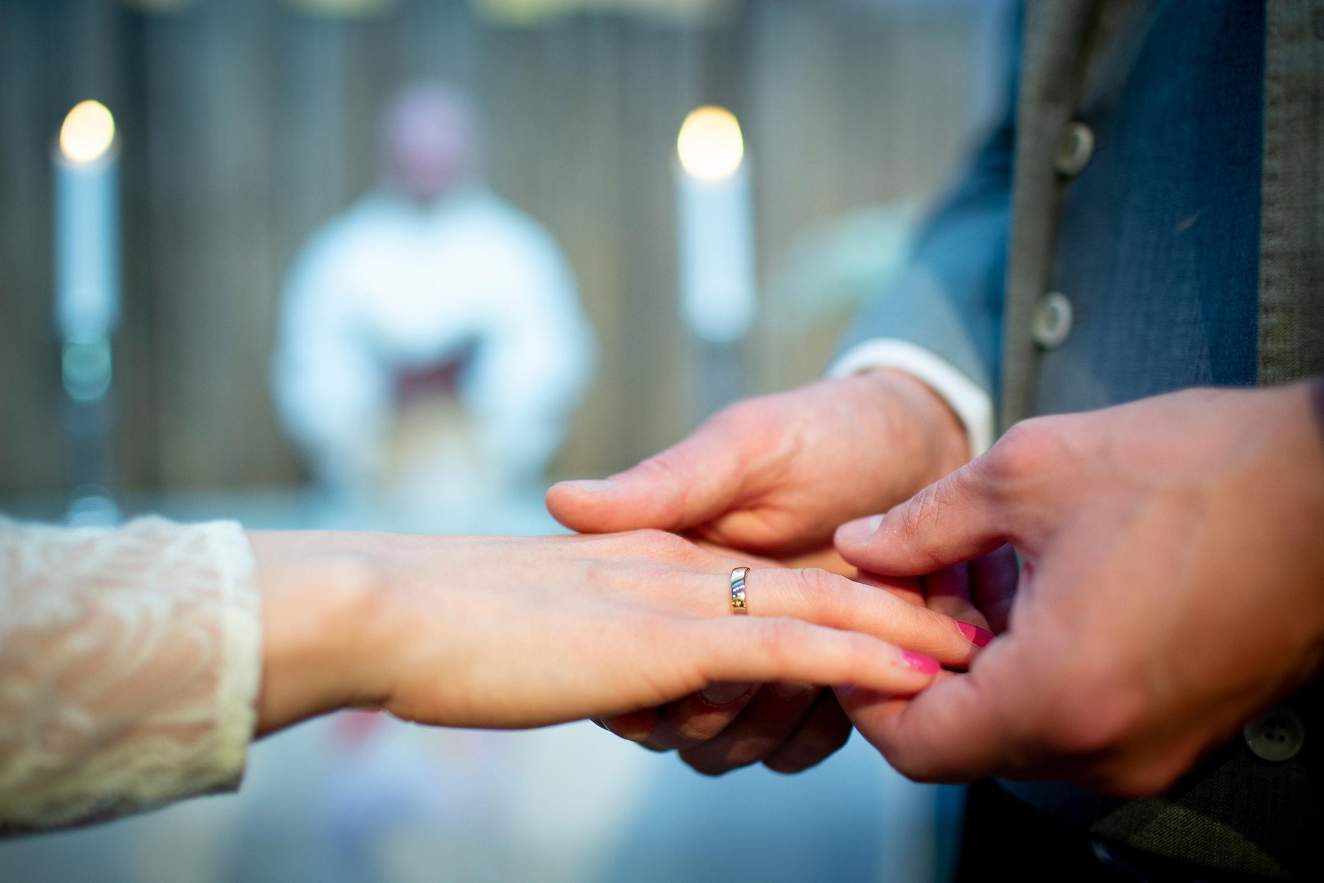 Drop-in-bryllup i Kongsberg kirke