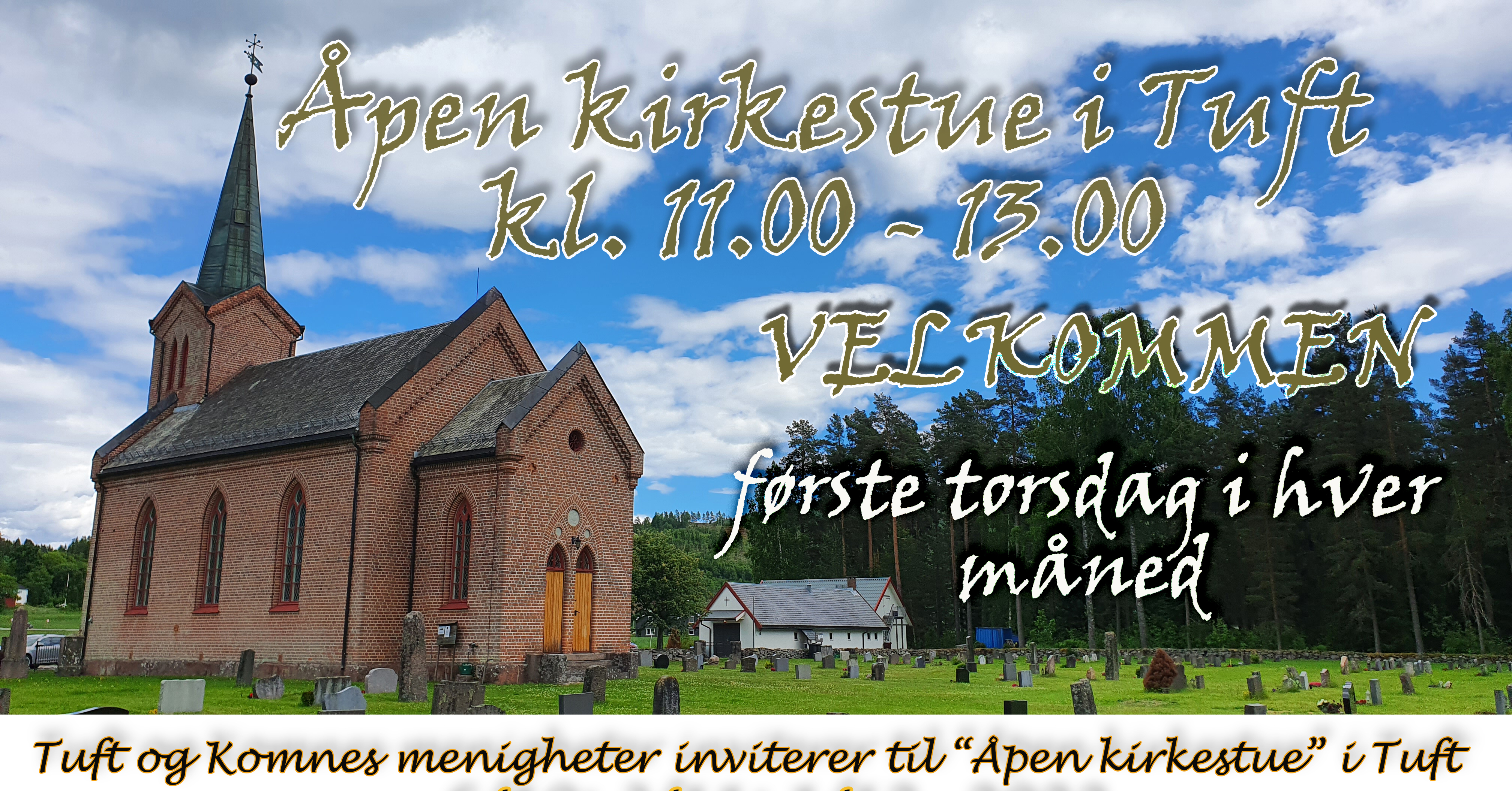 Åpen kirkestue i Tuft