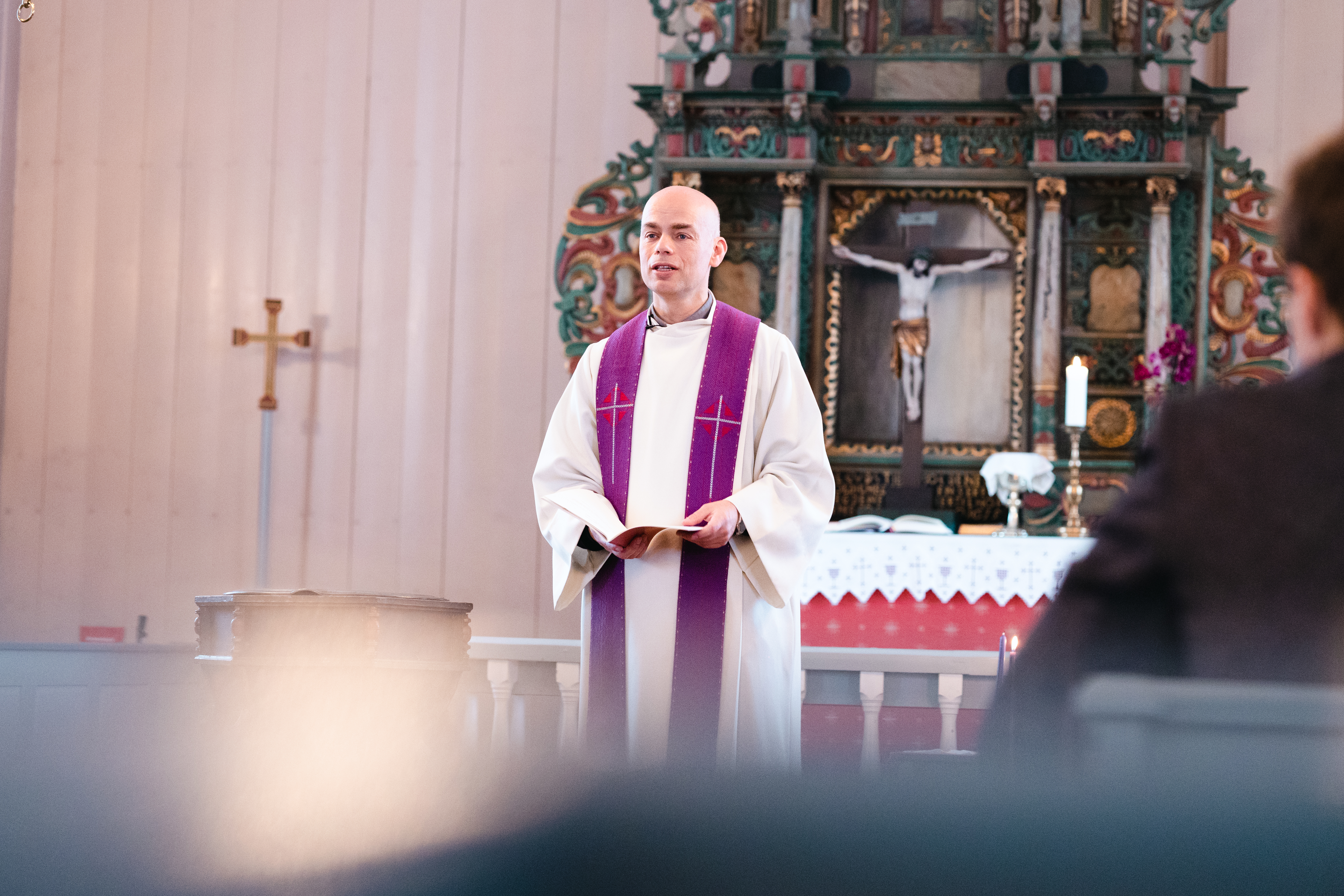 Per-Kristian Bandlien har de siste åtte årene vært sokneprest i Jessheim og Hovin. Foto: Kristoffer Eknes.