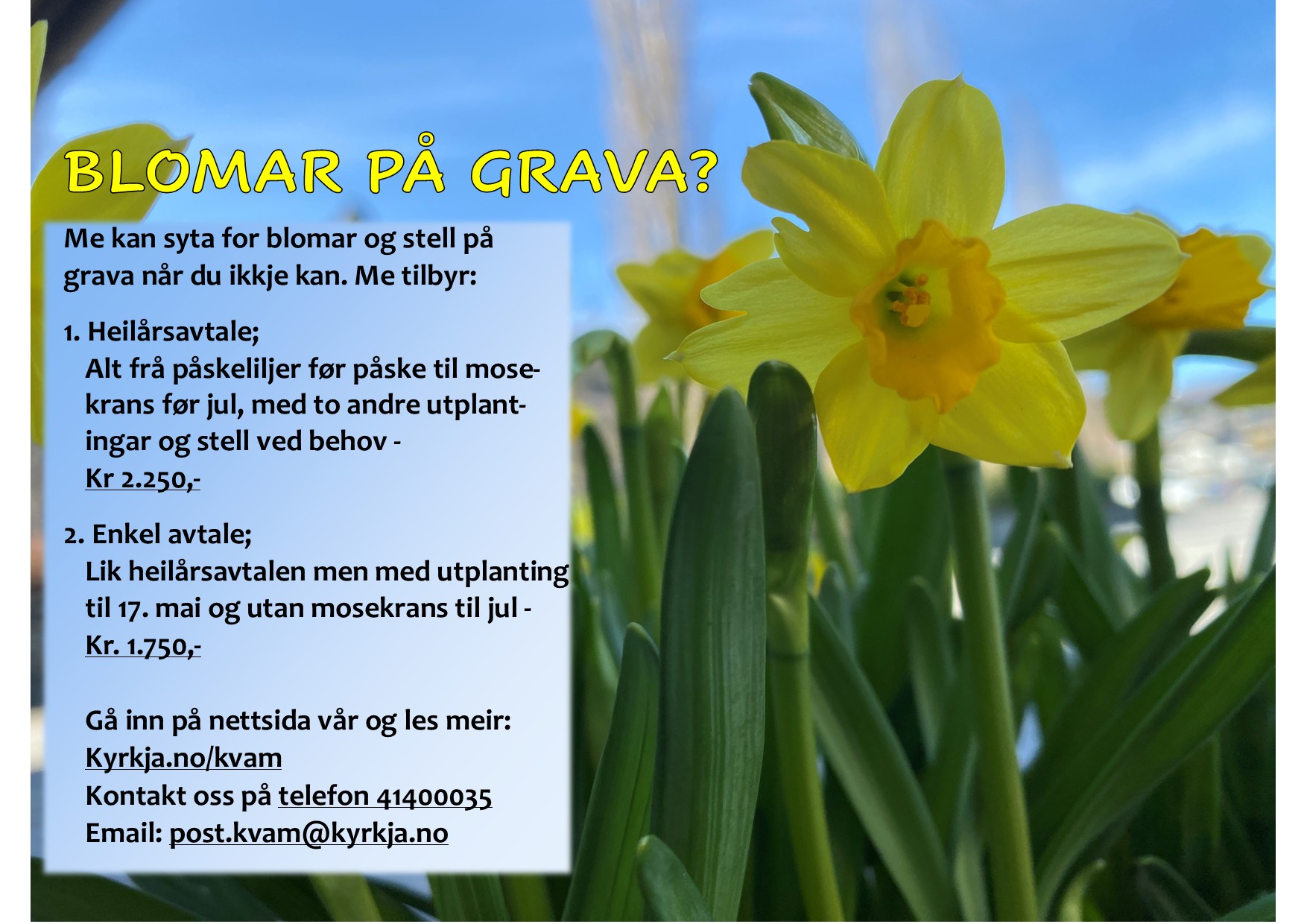 Blomar på grava?