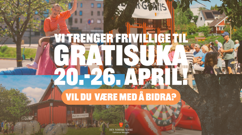 Gratisuka trenger deg!