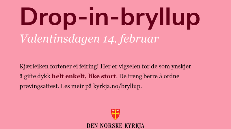 Gift dykk på sjølvaste Valentinslaurdag 💕