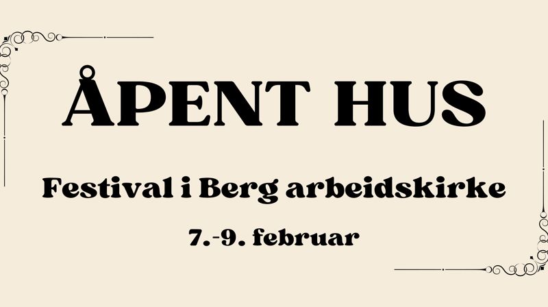 "Åpent hus" - festivalhelg