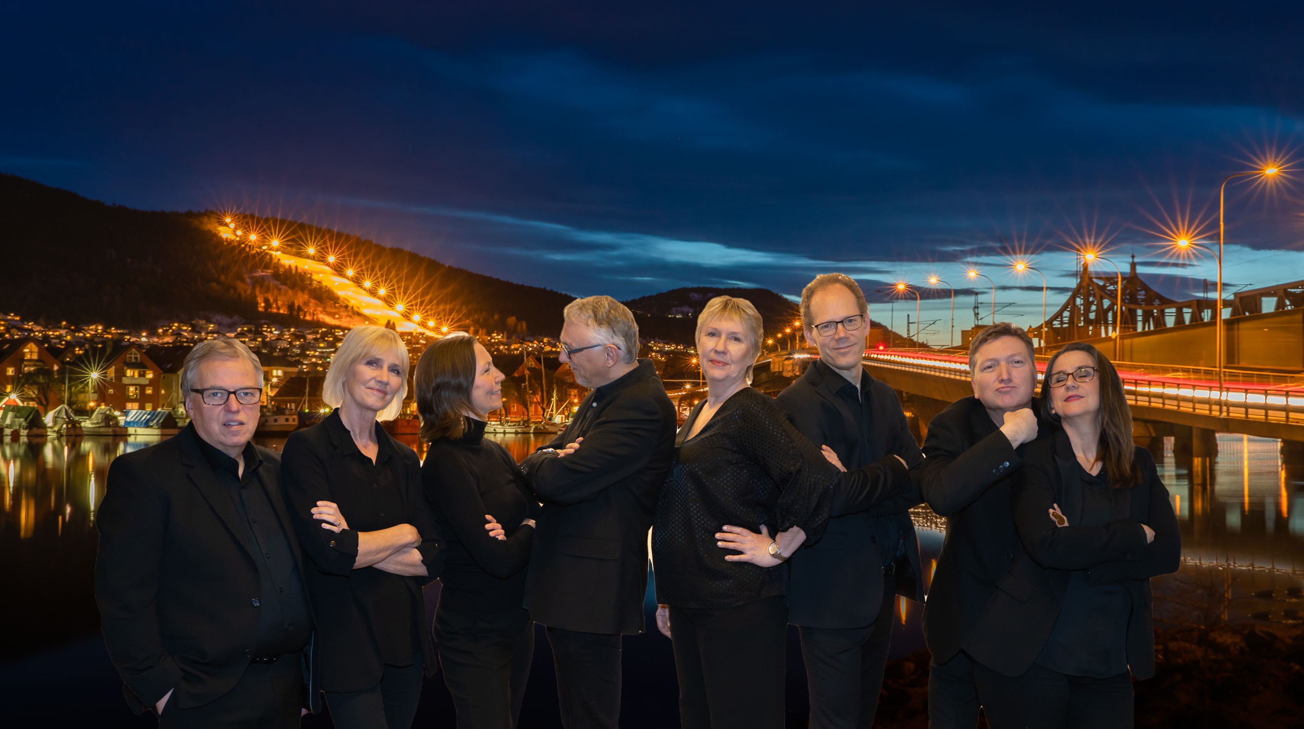 Vokalgruppa Fine Blend.