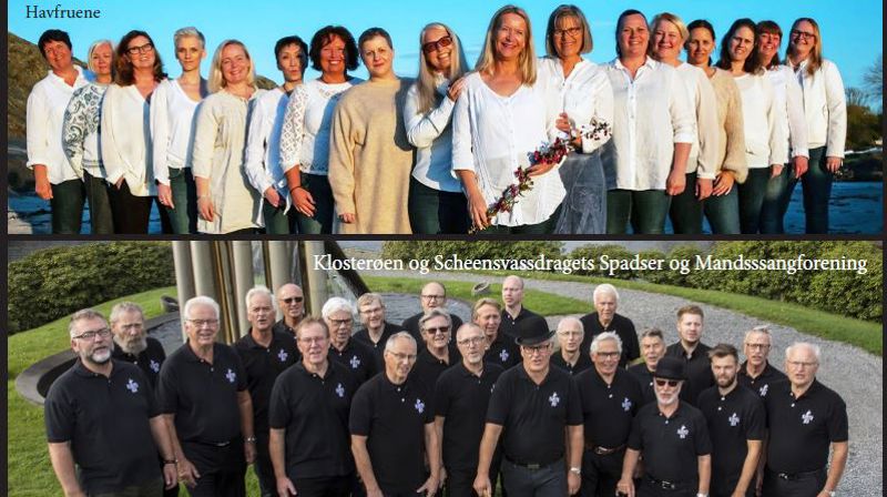 Havfruene og Klosterøen synger i Berg arbeidskirke 27. april kl. 19:00.