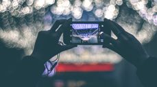 Illustrasjonsfoto: ta bilde med mobiltelefon.