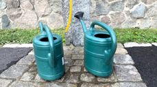 En av vannkranene på Kvelde kirkegård. Foto: Kristina Hvarnes Andersen