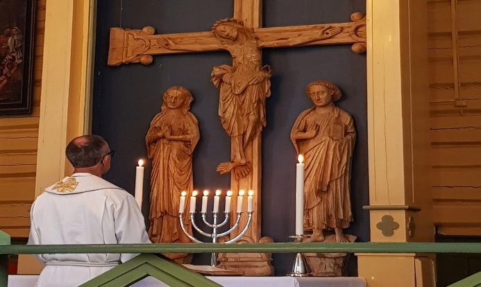 Digital gudstjeneste fra Kjose kirke