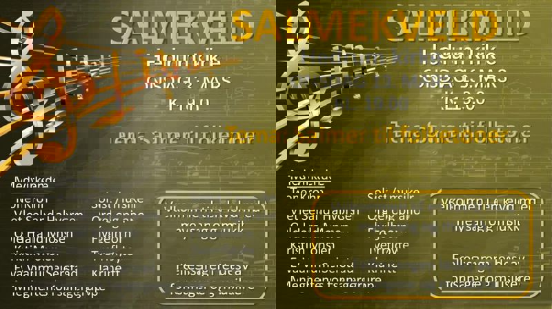 Salmekveld i Hedrum kirke