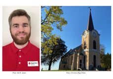 Christian Dag Nilsen er frivillig medarbeider i Røde Kors. Sammen med Distriktsrådet for Omsorg har han som medlem av Distriktsrådet tatt initiativ til konserten i Larvik kirke. Foto: Ida R. Aasen og Christian Dag Nilsen.